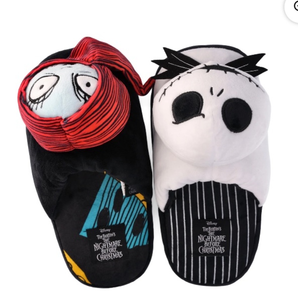 💜The Nightmare Before Christmas Women's Slip On Slippers size:5-6